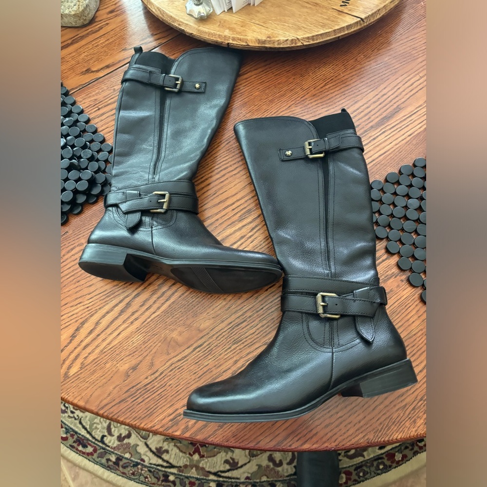 Naturalizer Black Leather Boots